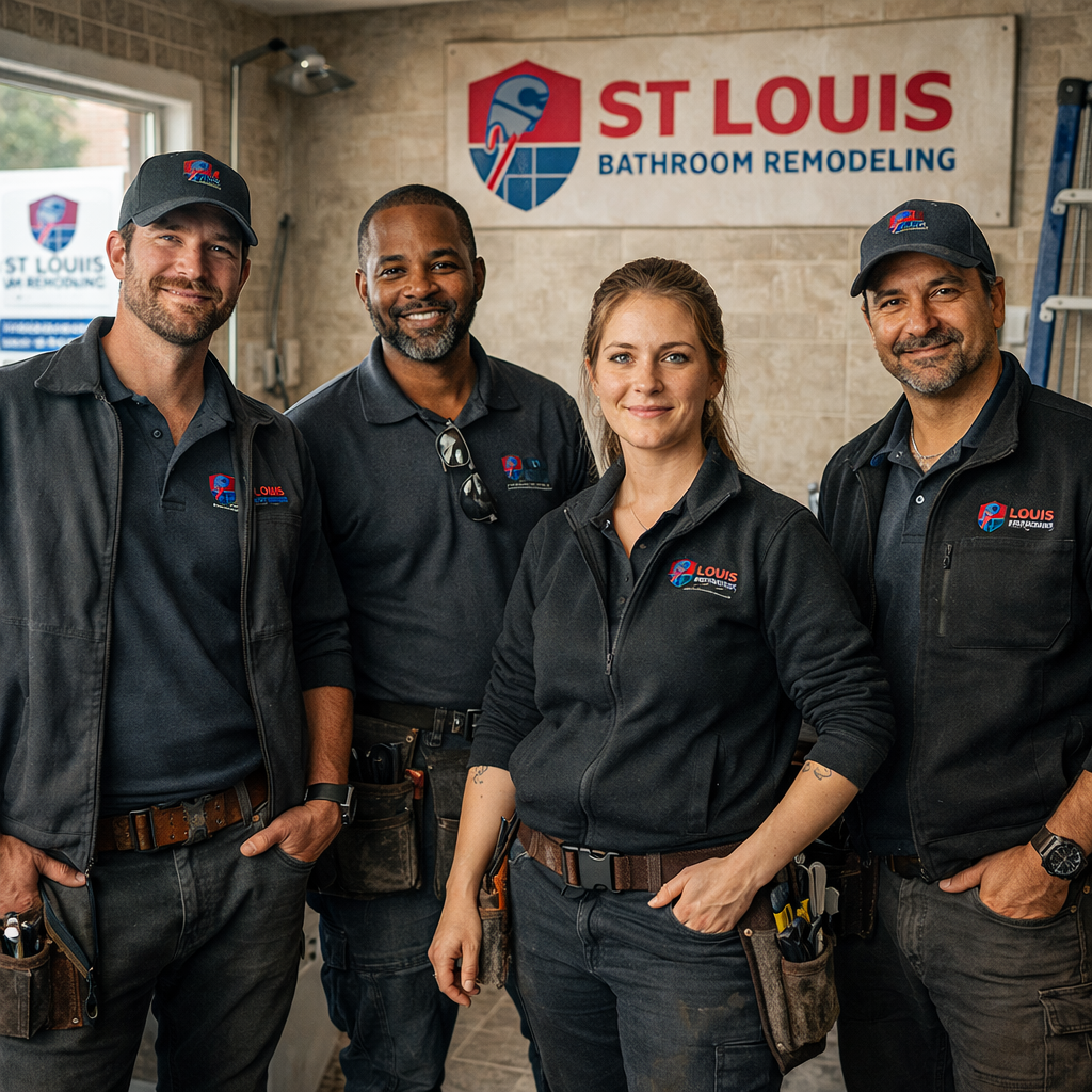 Team at St Louis bathroom remodeling